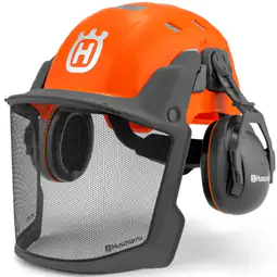 Capacete Florestal Husqvarna Technical com sistema Mips Laranja, P010570, capacete florestal, epi capacete, capacete florestal stihl, epi cabeça, capacete florestal husqvarna, capacete florestal stihl preço